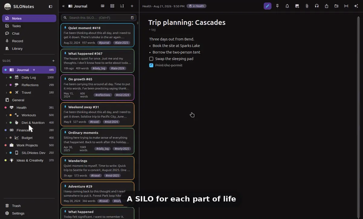 Layouts and sorting